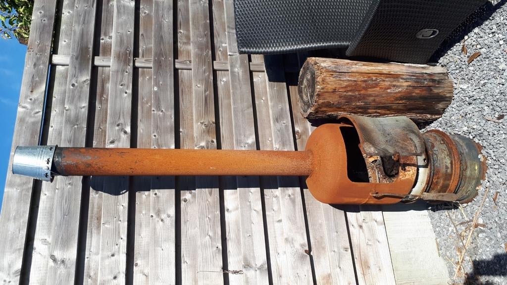 Tuinkachel, Ophalen, Gebruikt