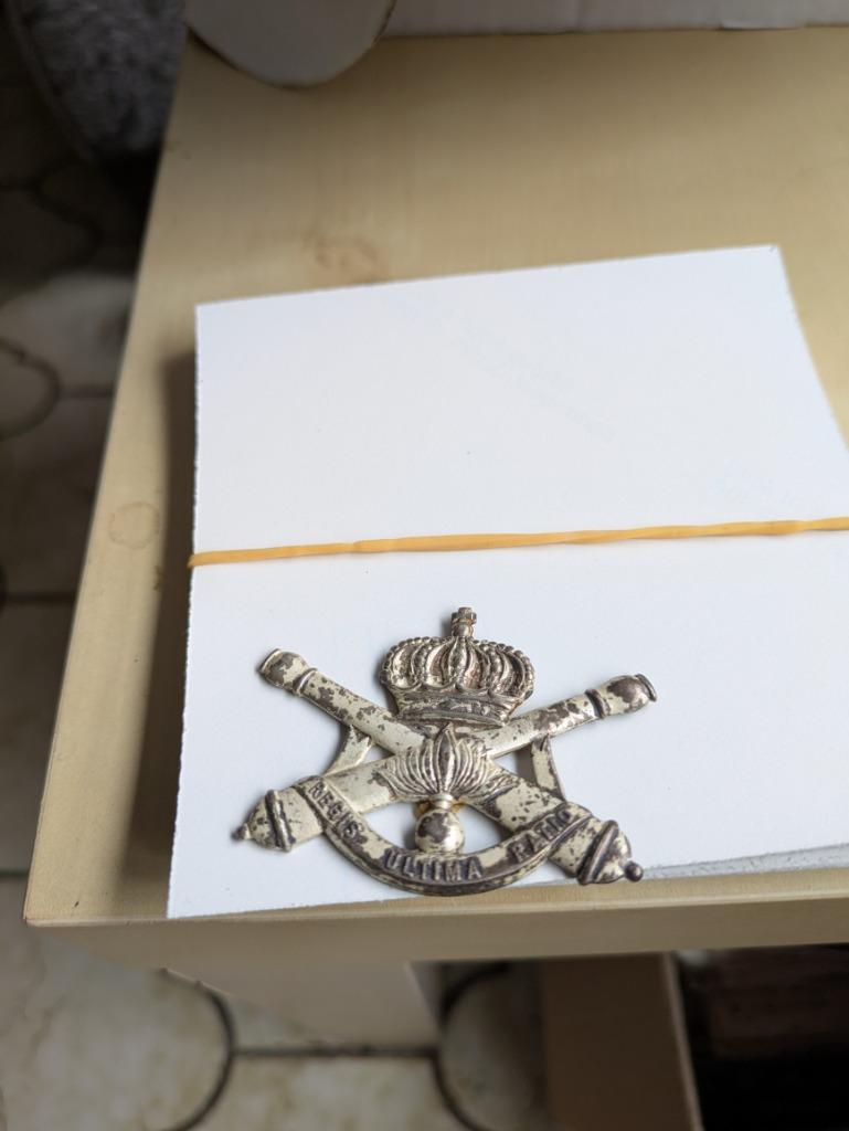 Artillerie mutskenteken, Enlèvement ou Envoi, Armée de terre, Emblème ou Badge