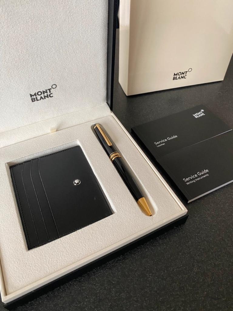 Montblanc set splinternieuw, Collections, Stylos, Neuf, Stylo à bille, Mont Blanc, Avec boîte, Enlèvement