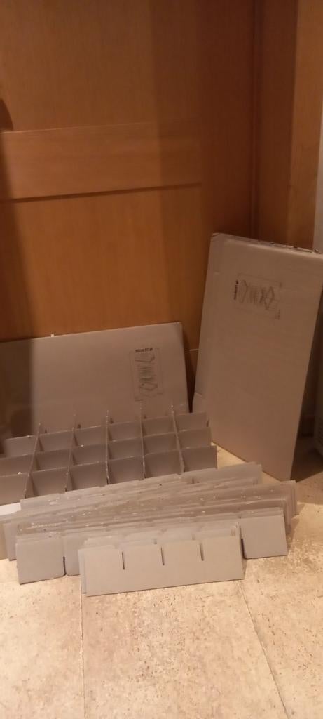 5 kartonnen boxindeling voor kerstballen Allibert, Doe-het-zelf en Bouw, Kratten en Dozen, Doos, Opvouwbaar, Minder dan 50 cm