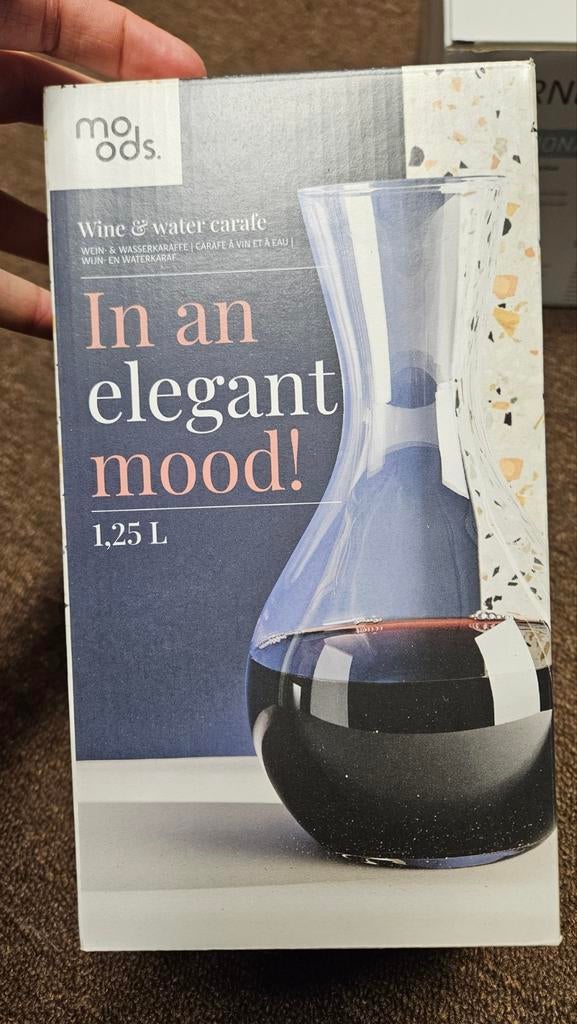 Water wijn karaf, Ophalen of Verzenden, Nieuw