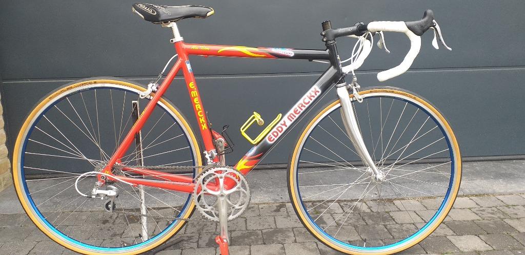 Neoretro MERCKX Alu Team 1998 gerestaureerd maat 55 (160-175, Fietsen en Brommers, Fietsen | Oldtimers, 51 tot 55 cm, Ophalen of Verzenden