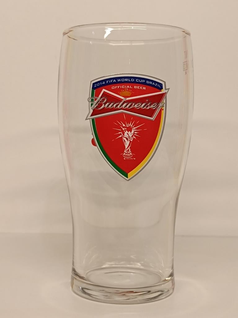 Budweiser 2014 Fifa World Cup Brazil glas, Collections, Marques de bière, Enlèvement ou Envoi
