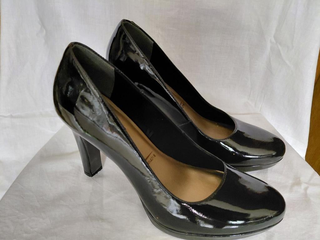 escarpins noirs laqués 40, Vêtements | Femmes, Enlèvement ou Envoi, Comme neuf, Escarpins