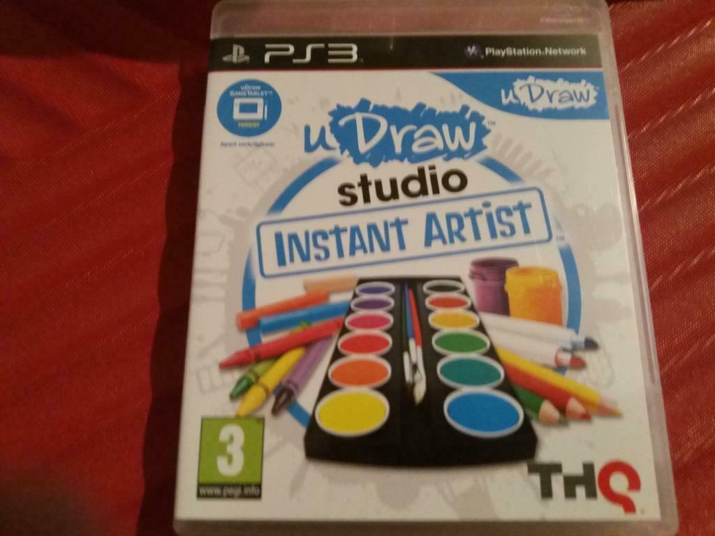 ps3 game Instant artist Studio + tablet U Draw, Games en Spelcomputers, Games | Sony PlayStation 3, Zo goed als nieuw, Ophalen of Verzenden