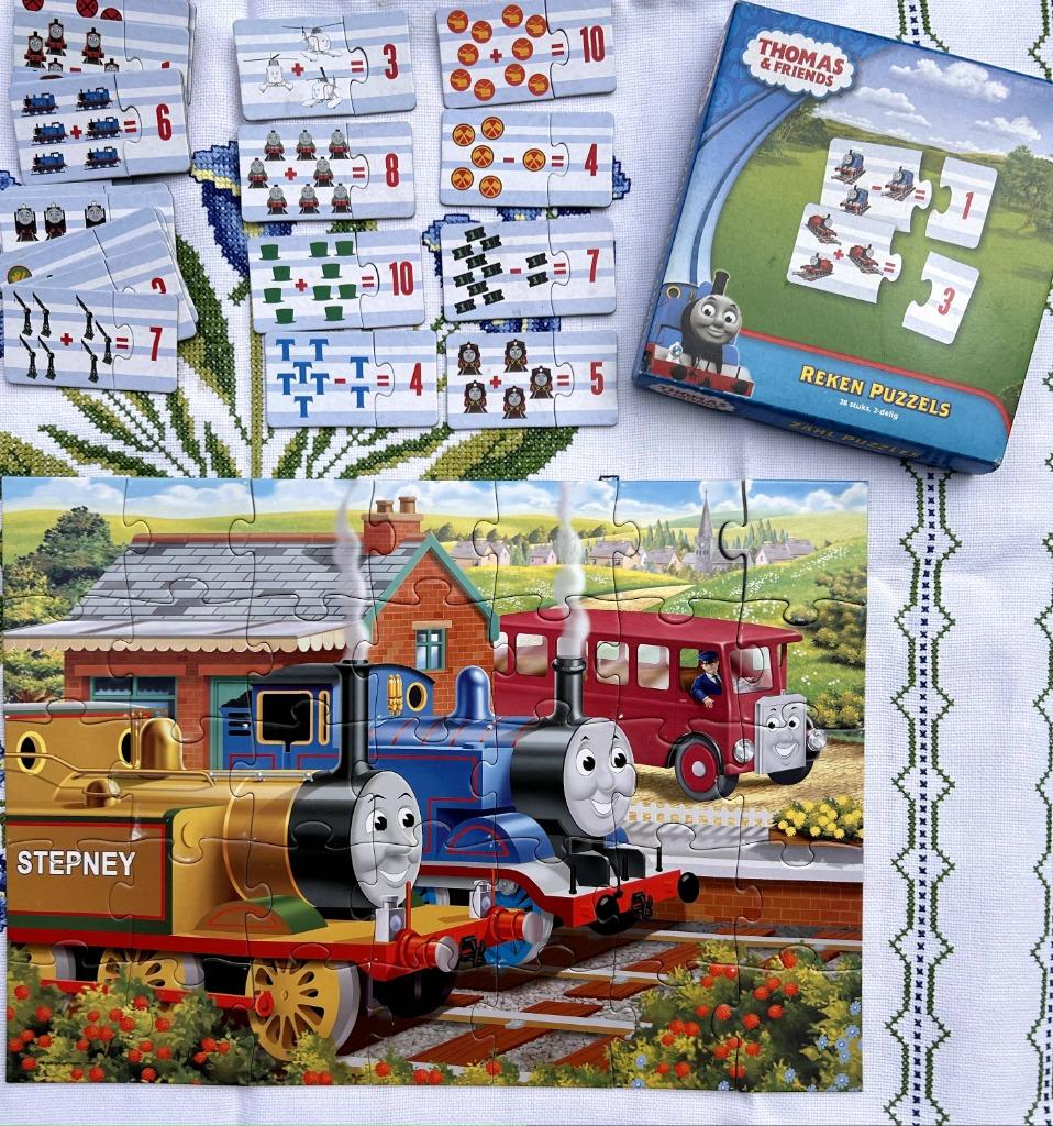 Puzzels/spel Thomas de trein, Ophalen of Verzenden, Zo goed als nieuw