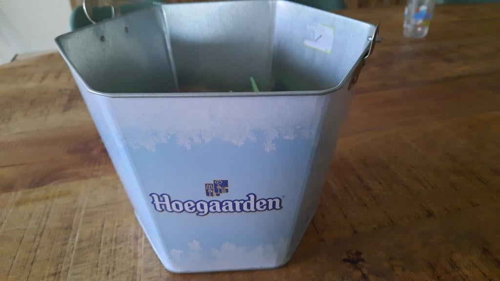 Hoegaarden ijsemmer, Ophalen of Verzenden, Nieuw, IJzer, Met handgreep