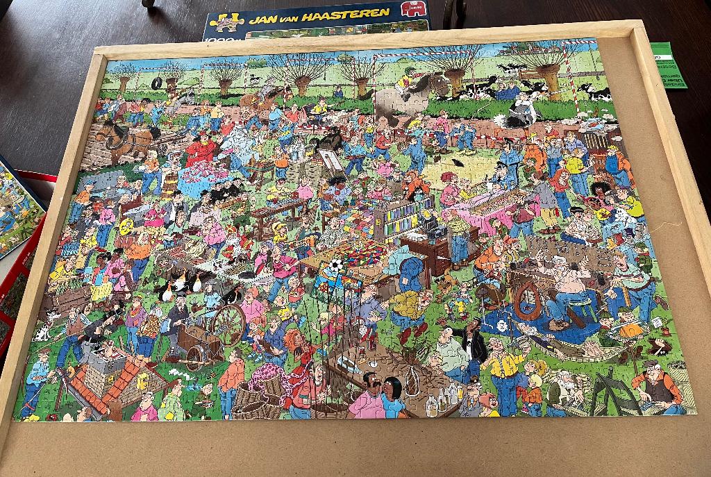 Puzzel Jan van Haasteren, Ophalen of Verzenden, 500 t/m 1500 stukjes, Zo goed als nieuw, Legpuzzel
