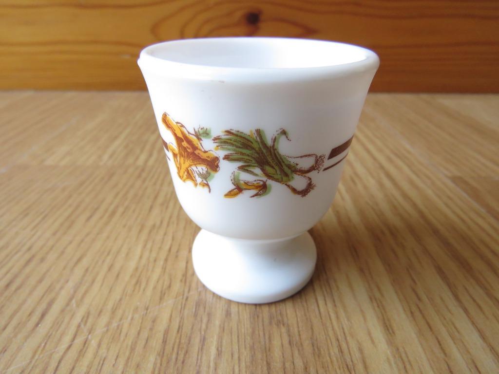 vintage arcopal coquetier motifs légumes potager, Enlèvement ou Envoi, Comme neuf, Récipient(s)