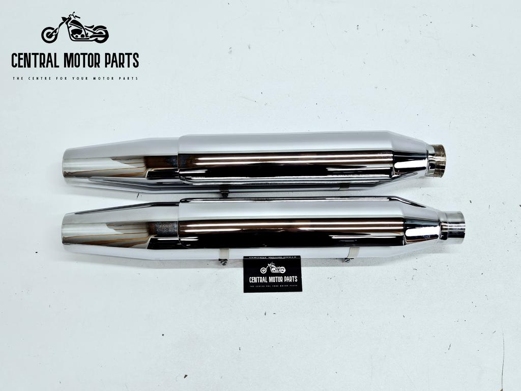 Silencieux chromés Dyna 2006-2017, Enlèvement ou Envoi, Utilisé