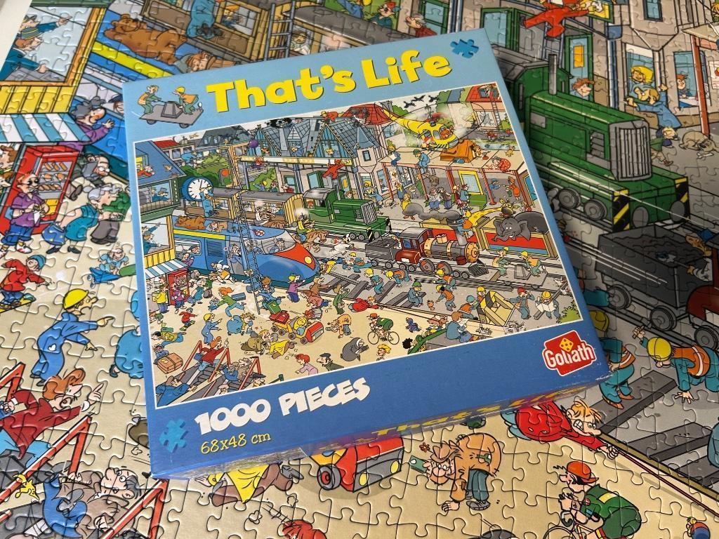 Puzzel That’s Life 1000 stukjes, Enlèvement ou Envoi, 500 à 1500 pièces, Comme neuf, Puzzle