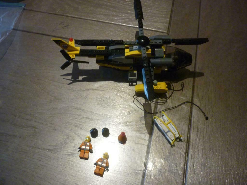 lego 7044 rescue chopper, Enlèvement ou Envoi, Utilisé, Ensemble complet, Lego
