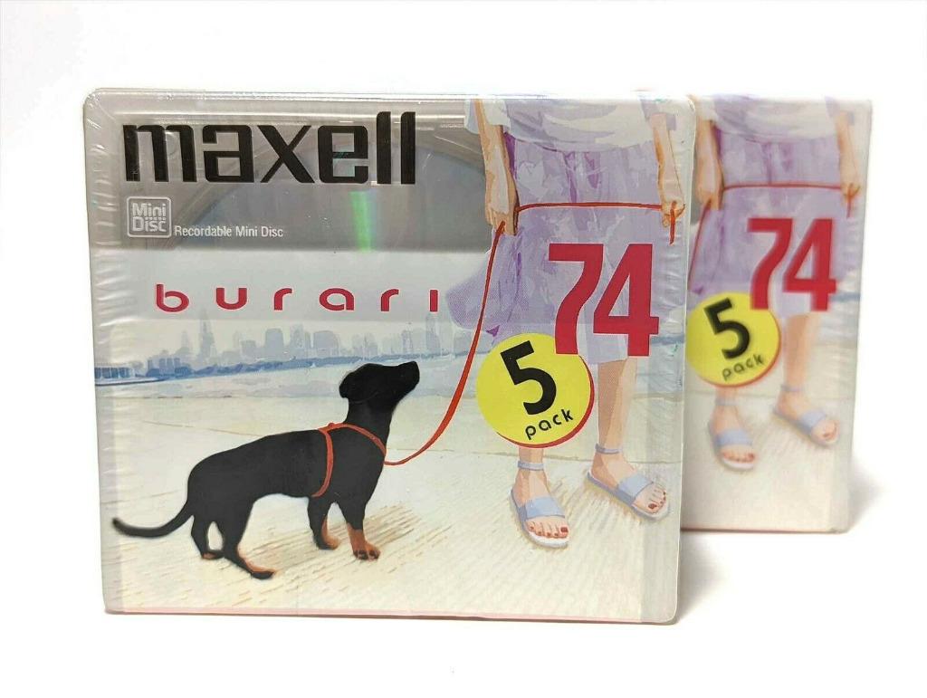Minidisc Maxell Burari 74 - NEUF - 3 DERNIERS PIECES, Enlèvement ou Envoi, Lecteur MiniDisc