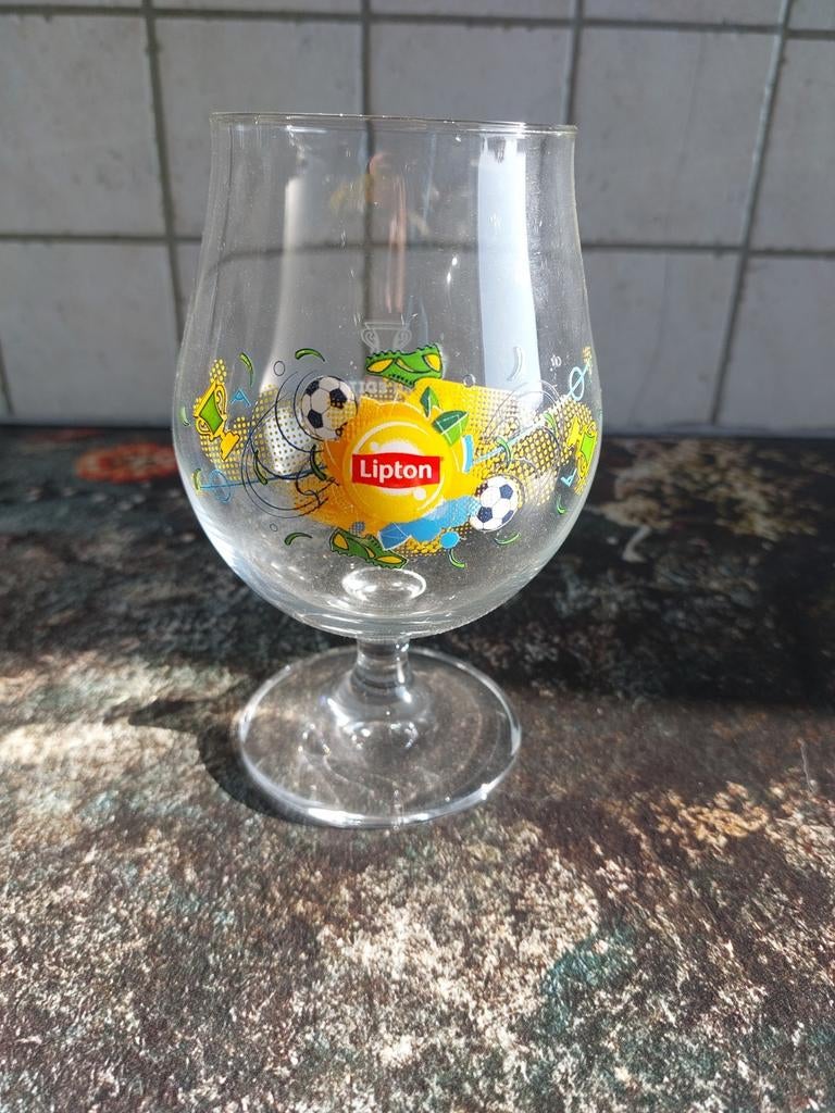 Lipton Ice tea verzamel glas, Verzamelen, Ophalen of Verzenden, Zo goed als nieuw, Frisdrankglas