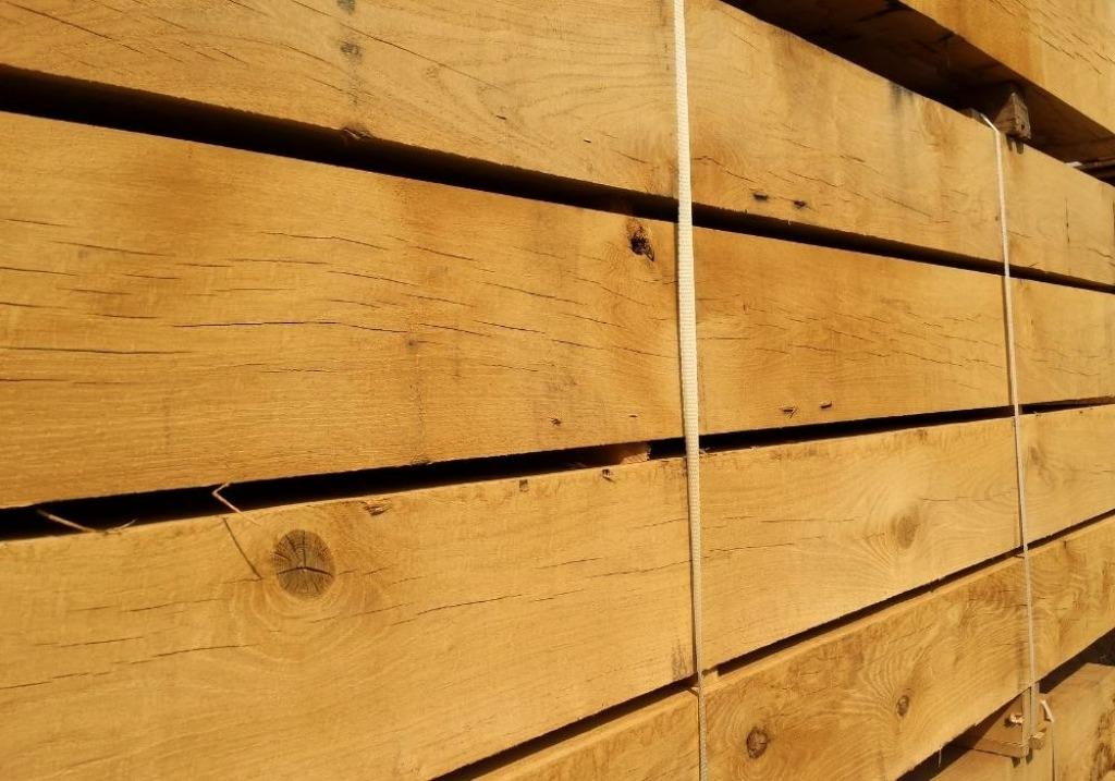 Goedkope eiken balken vanaf € 8.30 /stuk !, Enlèvement, Neuf, 250 cm ou plus, Poutres