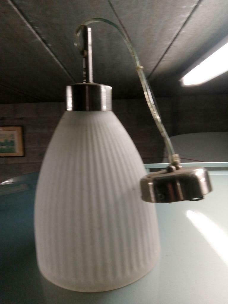 Glazen lamp., Ophalen