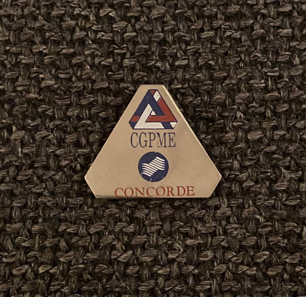 PIN - CGPME - CONCORDE, Verzamelen, Verzenden, Gebruikt, Transport, Speldje of Pin