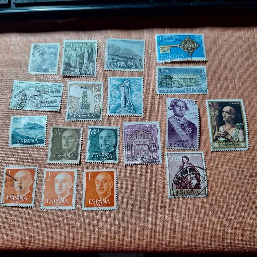 Spaanse postzegels, Postzegels en Munten, Postzegels | Europa | Spanje, Ophalen of Verzenden, Gestempeld