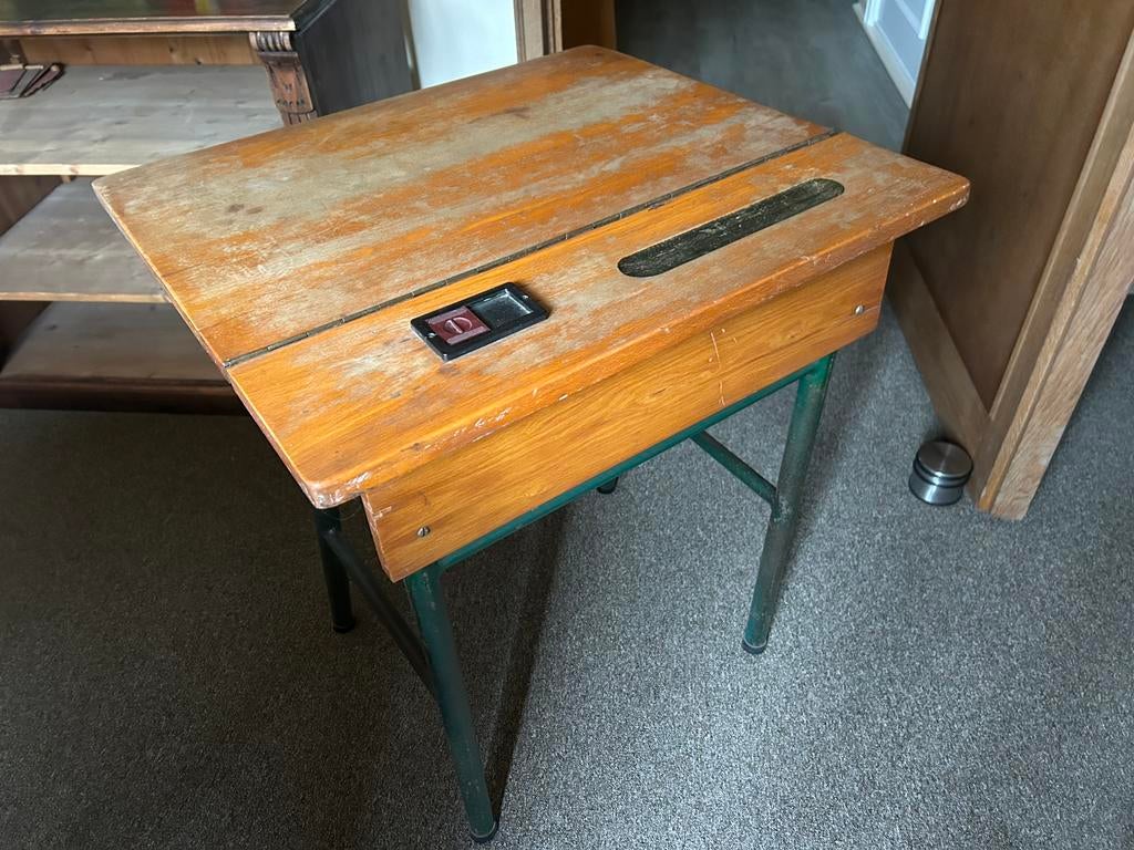 Schoolbank antiek vintage, Enlèvement