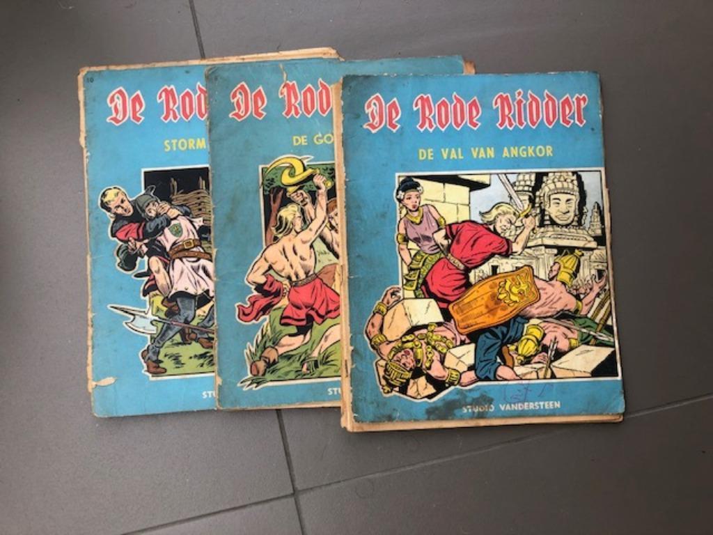 Rode Ridder albums 7, 8 , 10 om te restaureren, Boeken, Meerdere stripboeken, Ophalen of Verzenden, Gelezen, Willy Vandersteen