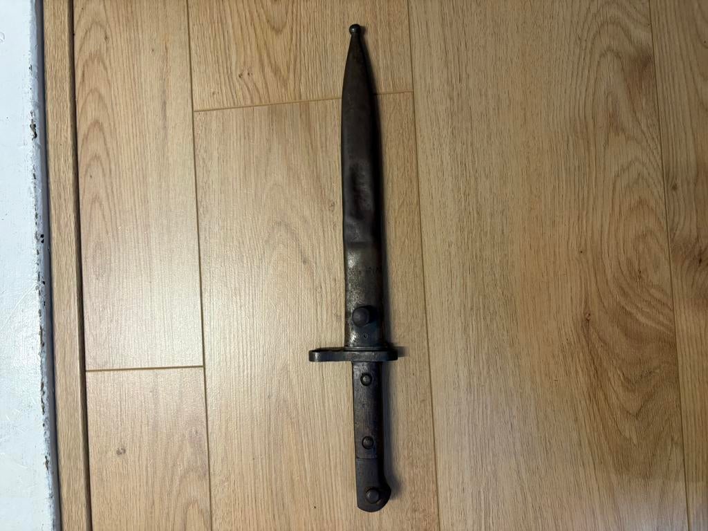Baïonnette Mauser turque W02, Collections, Objets militaires | Seconde Guerre mondiale, Enlèvement ou Envoi, Armée de terre, Couteau ou Poignard