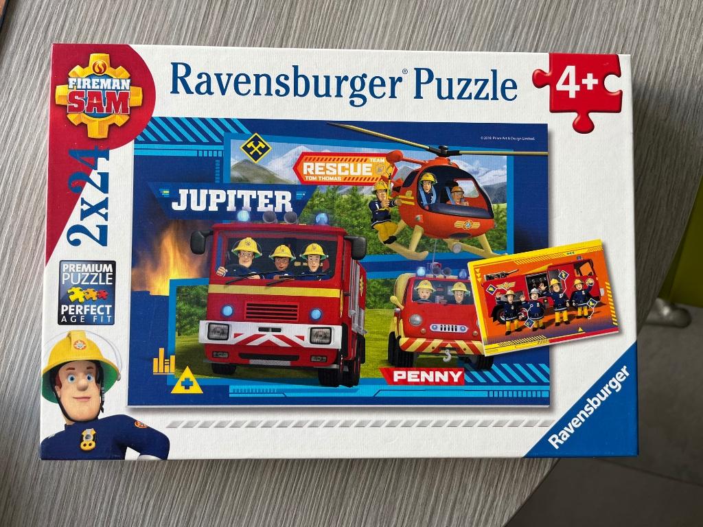 Puzzel Brandweerman Sam, Enlèvement, 10 à 50 pièces, Comme neuf, 2 à 4 ans