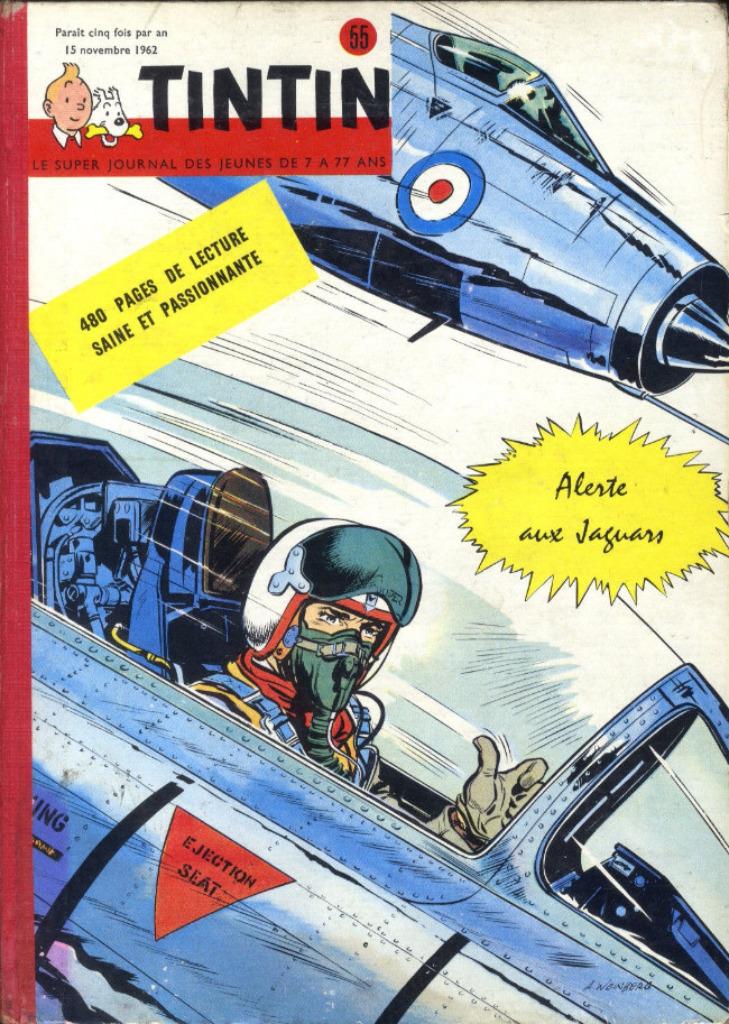 Tintin Album 55 1962, Antiquités & Art, Envoi