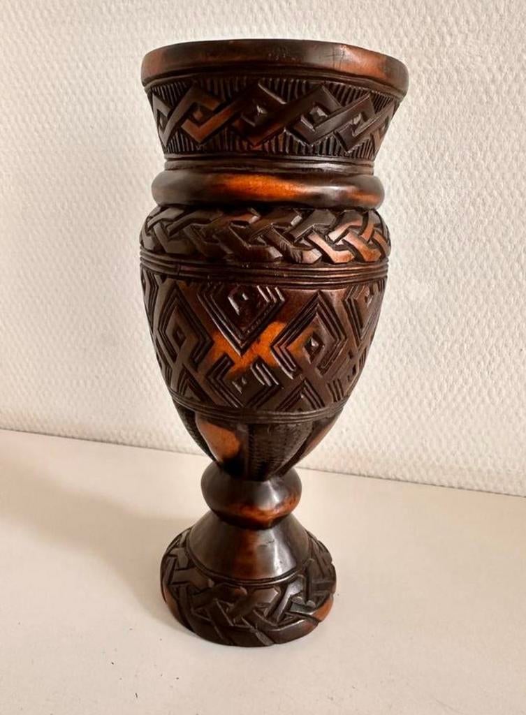 Kuba Palmwijnbeker collectie Antropoloog 1950, Verzenden