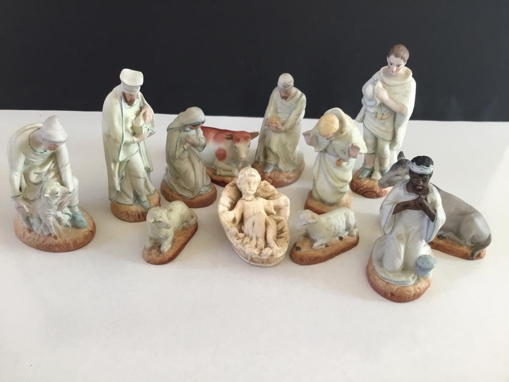 Kerstfiguren en dieren genummerd Italy, Ophalen of Verzenden, Zo goed als nieuw
