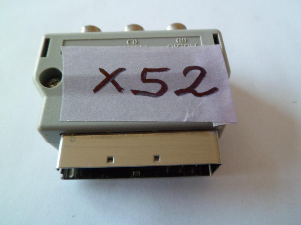 Adaptateur SCART vers 3x RCA, convertisseur entre Tulip, Enlèvement, Comme neuf