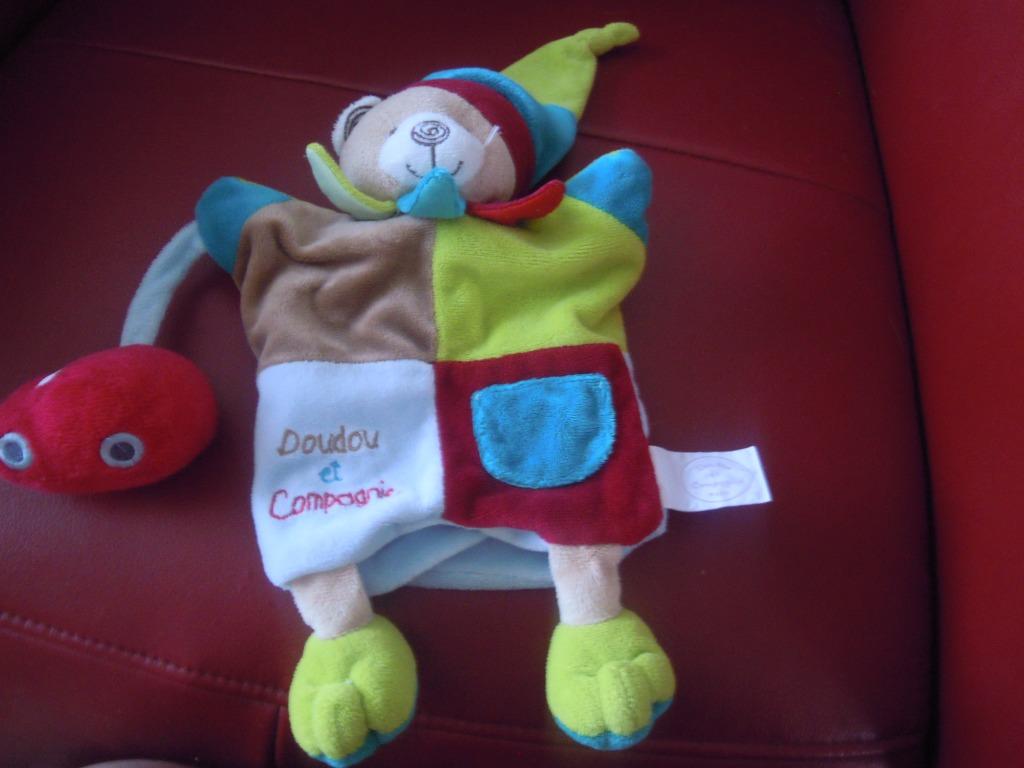handpopje doudou et compagnie paris(doosD), Ophalen of Verzenden, Nieuw, Beer