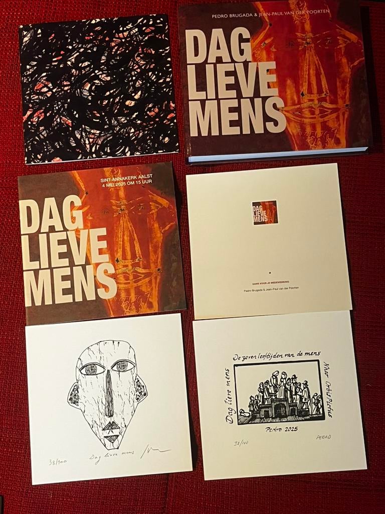 Boek Aalst kunst 2x ZEEFDRUK Dag Lieve Mens, Ophalen of Verzenden