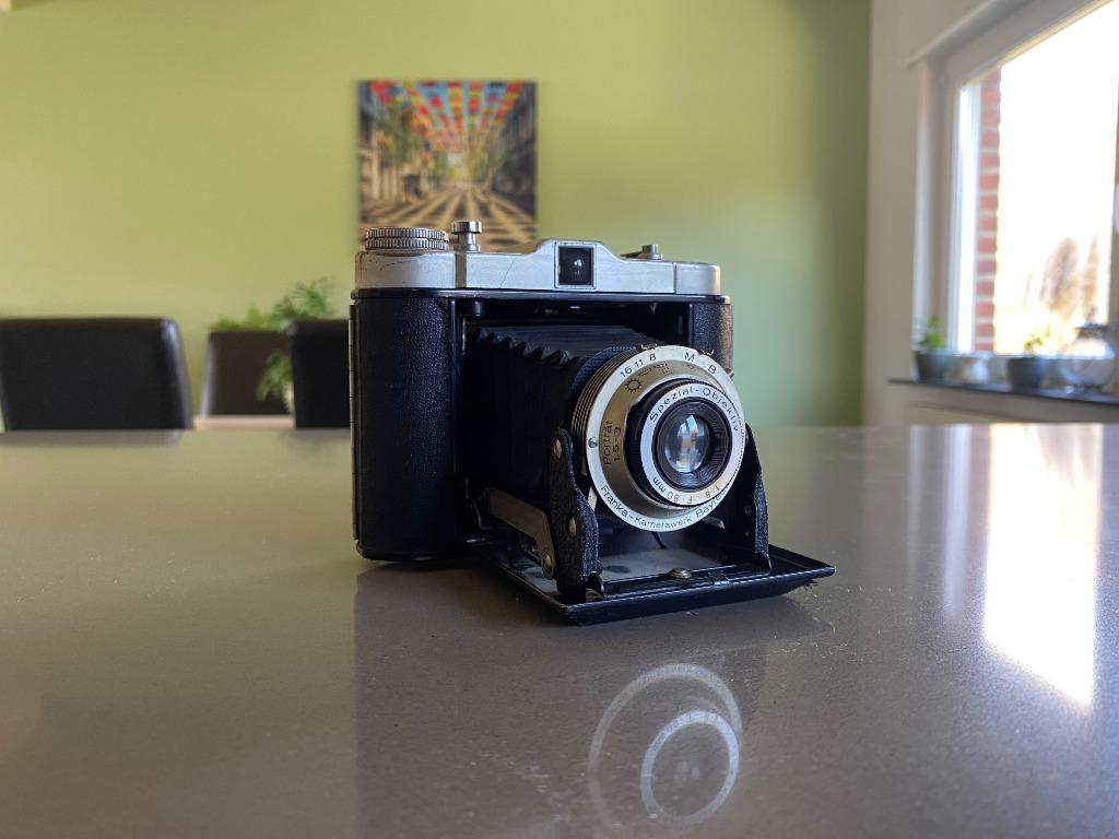 Franka Solida Record 1948 vintage camera, Audio, Tv en Foto, Ophalen of Verzenden, Gebruikt, Overige Merken