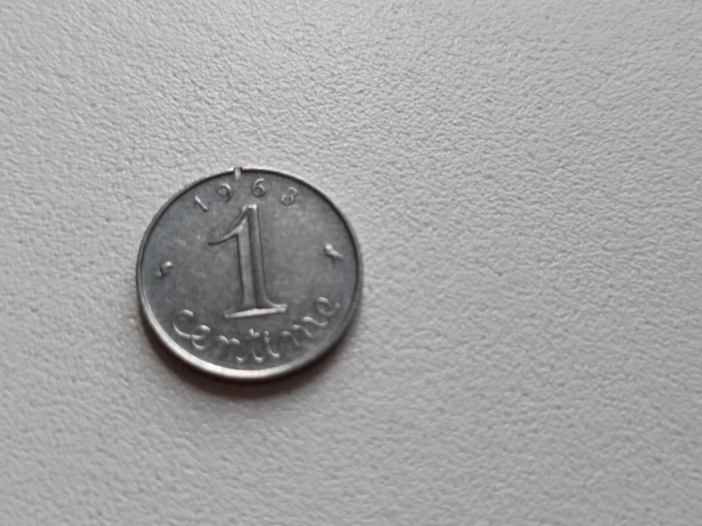 Pièce 1 centime épis 1963 Fautée, Enlèvement