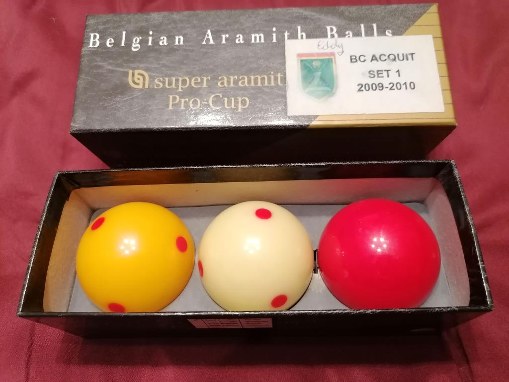 Belgian Aramith Billiard balls, Sport en Fitness, Ophalen of Verzenden, Nieuw, Keu of Ballen