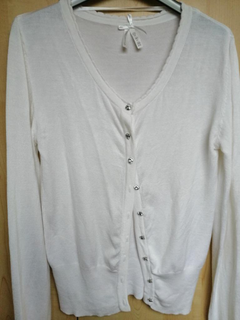 cardigan wit maat 38 atmosphere, Enlèvement ou Envoi, Comme neuf, Taille 38/40 (M), Blanc