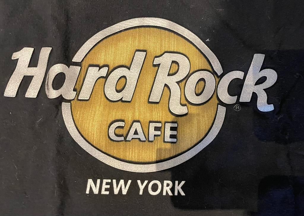 Très joli t-shirt Hard Rock Cafe New York - petit - noir, Collections, Musique, Artistes & Célébrités, Comme neuf, Vêtements, Enlèvement
