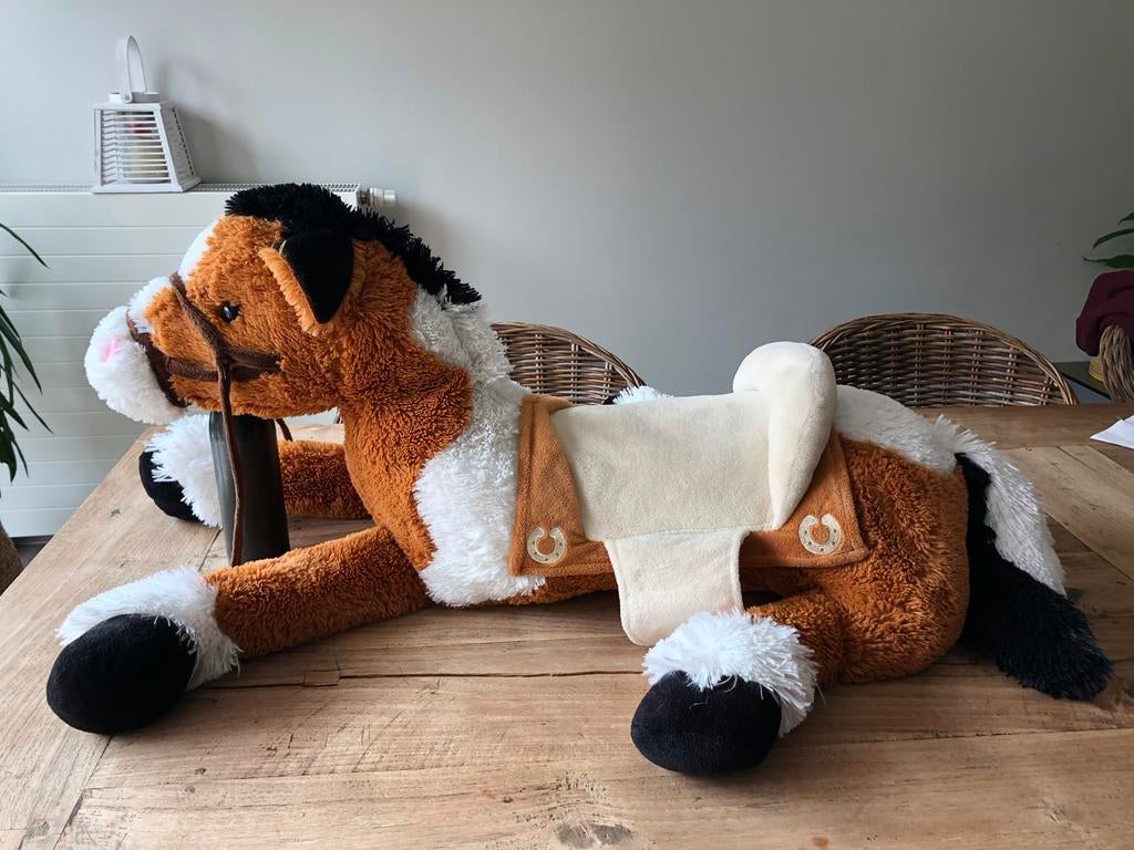 Paard liggend 100cm, Ophalen, Zo goed als nieuw