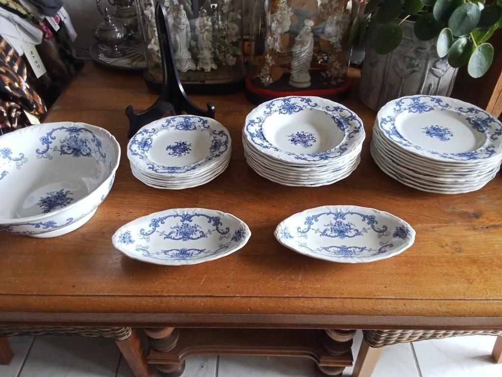 serviesdelen BFK Boch serie ROCAILLE, Antiquités & Art, Antiquités | Services (vaisselle) pièces, Enlèvement ou Envoi