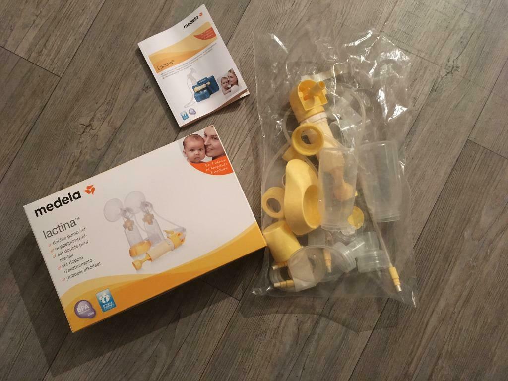 Medela dubbele afkolfset, Kinderen en Baby's, Ophalen, Gebruikt, Borstkolf