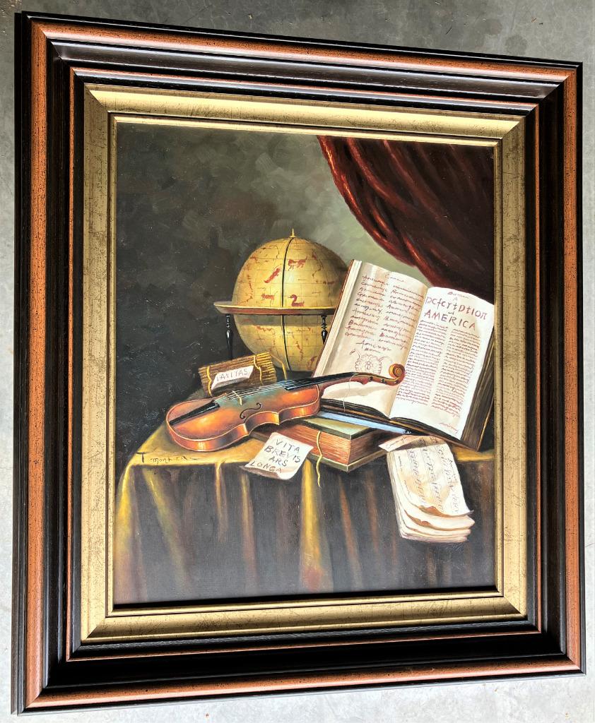 Schilderij T. Mortier, Antiek en Kunst, Kunst | Schilderijen | Klassiek, Ophalen