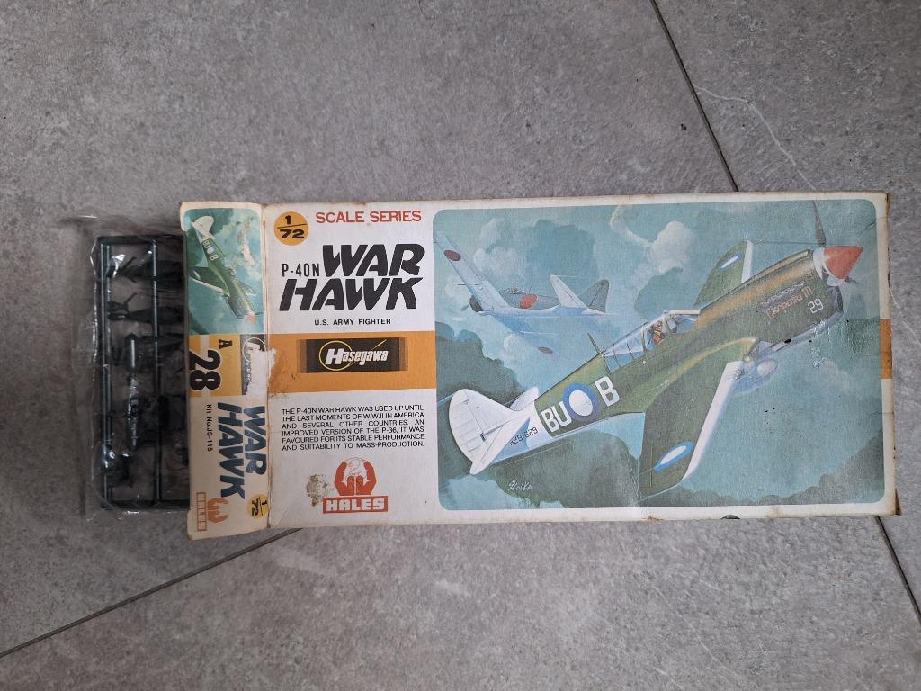 Hasegawa P-40 N Warhawk, Hobby & Loisirs créatifs, Modélisme | Avions & Hélicoptères, Enlèvement, Hasegawa