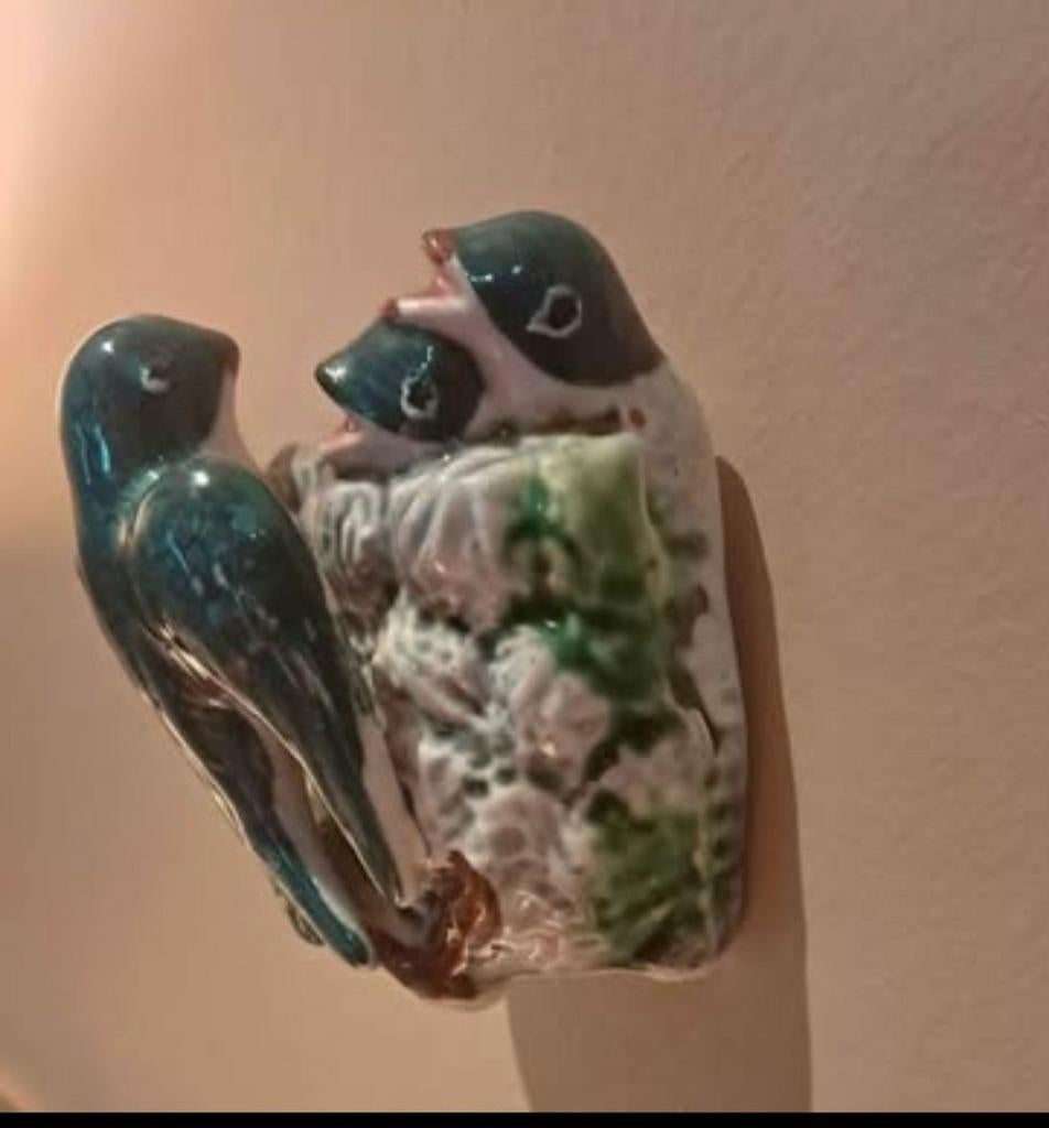 Vintage, keramieken zwaluwnest, Antiek en Kunst, Antiek | Keramiek en Aardewerk, Ophalen of Verzenden