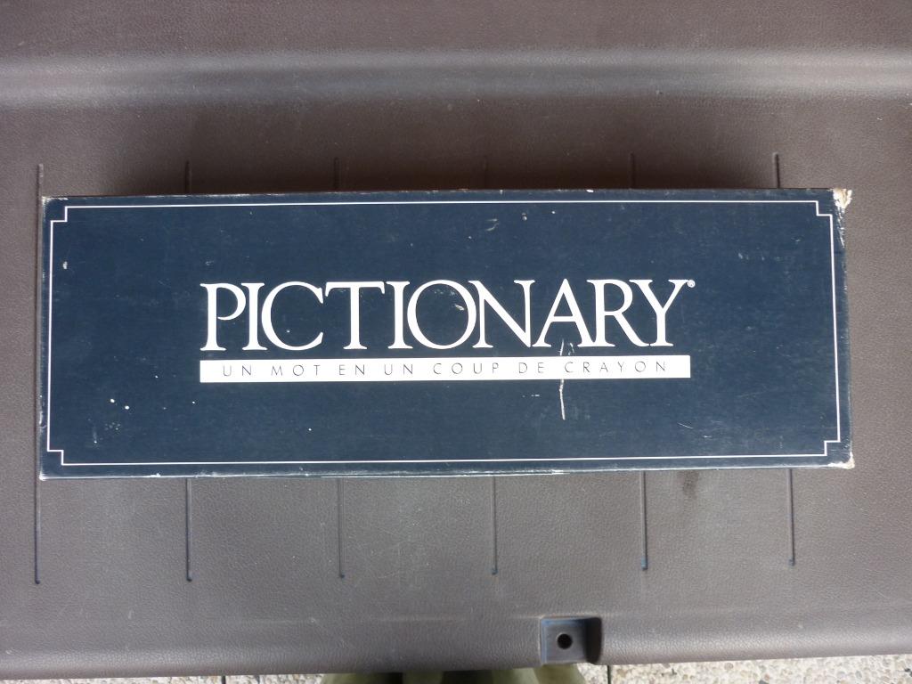Jeu de société - Pictionary - Parker, Vijf spelers of meer, Ophalen of Verzenden, Gebruikt, Parker