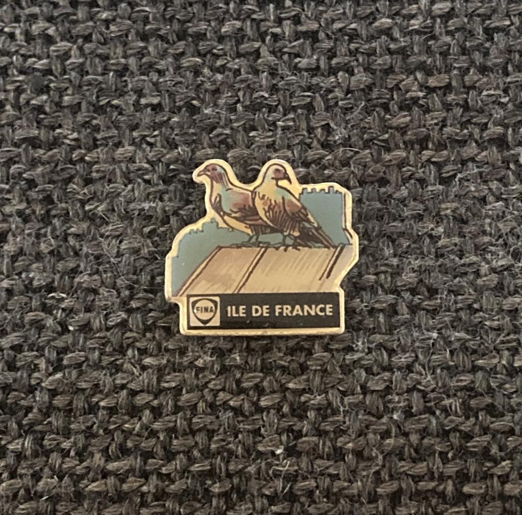 PIN - FINA - ILE DE FRANCE - DUIF - PIGEON, Envoi, Utilisé, Autres sujets/thèmes, Insigne ou Pin's