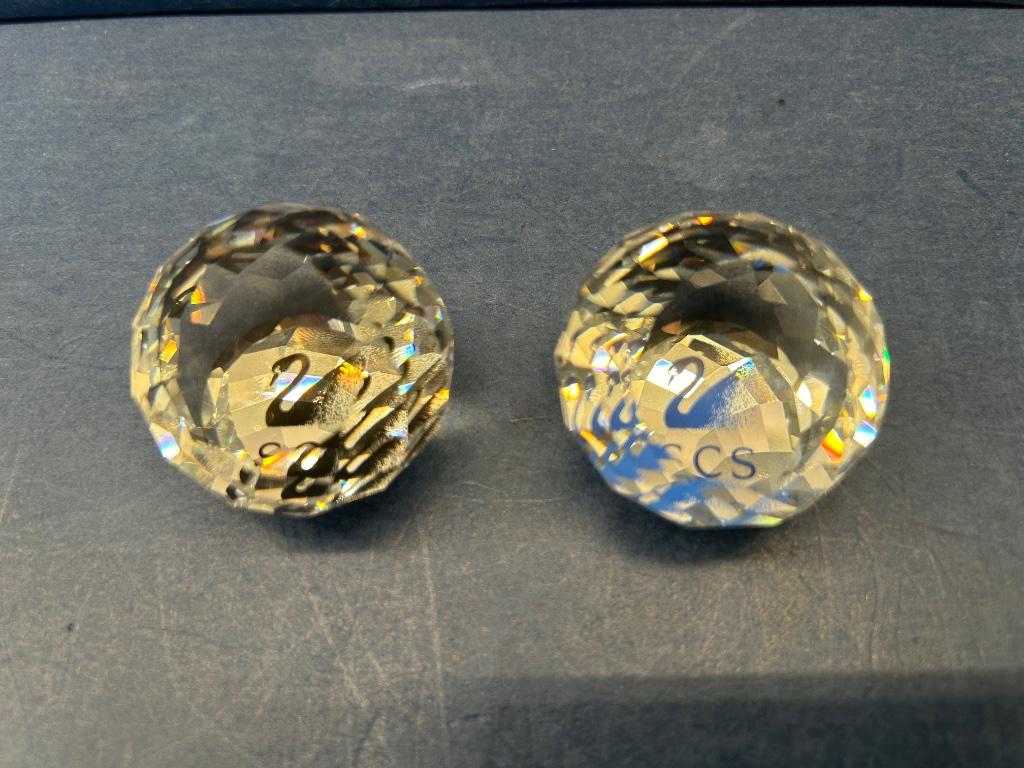 Swarovski Paperweight zwart & blauw, Ophalen of Verzenden, Nieuw, Figuurtje