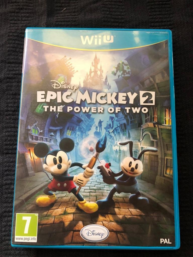 Nintendo Wii U Disney Epic Mickey 2 The power of two (1), Enlèvement ou Envoi, 1 joueur, À partir de 7 ans, Aventure et Action