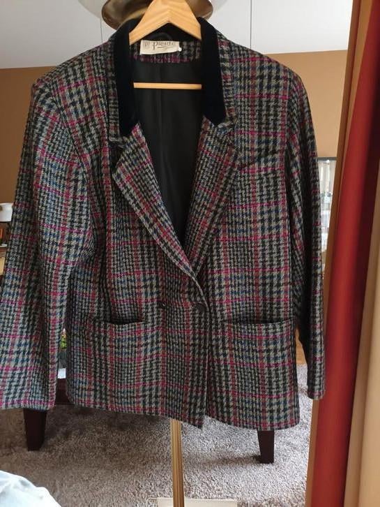 Nouveau blazer 100 % laine vierge « PIERLE », Enlèvement ou Envoi, Neuf, Taille 42/44 (L)