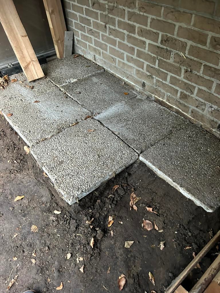 Dal tegel  Silex dal 50 cm op 50 cm tegel 7 stuks, Tuin en Terras, Tegels en Klinkers, Ophalen, Gebruikt, Terrastegels