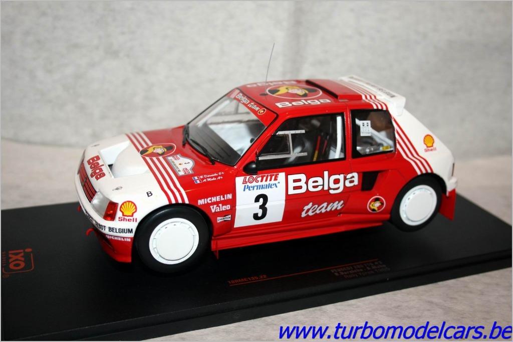 Peugeot 205 T16 Rally Ypres "Bastos" 1/18 Ixo, Hobby en Vrije tijd, Modelauto's | 1:18, Nieuw, Auto, Overige merken, Verzenden
